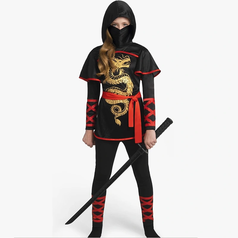 Ninja kostume til pige