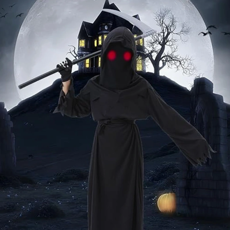 School Haunted House Grim Reaper kostume til børn